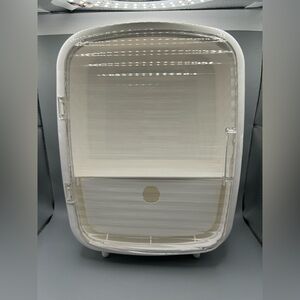 Target Bullseye Playground Cosmetic Display Storage With Drawer White NEW